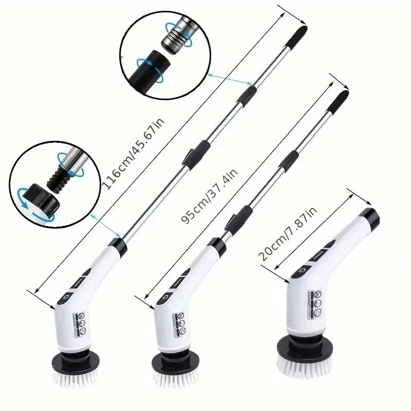 Electric Rotating Cleaning Scrubber