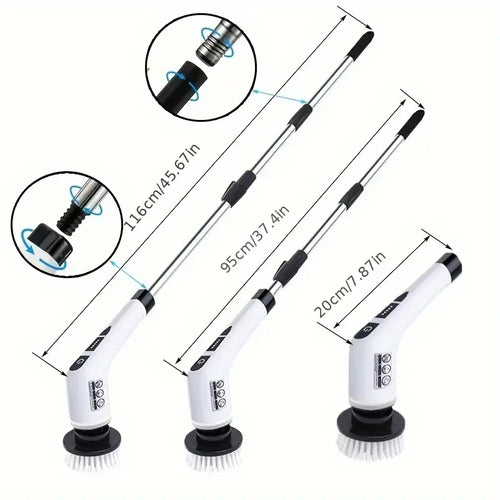 Electric Rotating Cleaning Scrubber