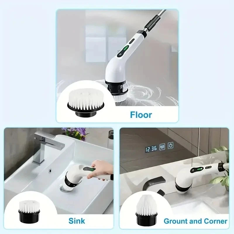 Electric Rotating Cleaning Scrubber